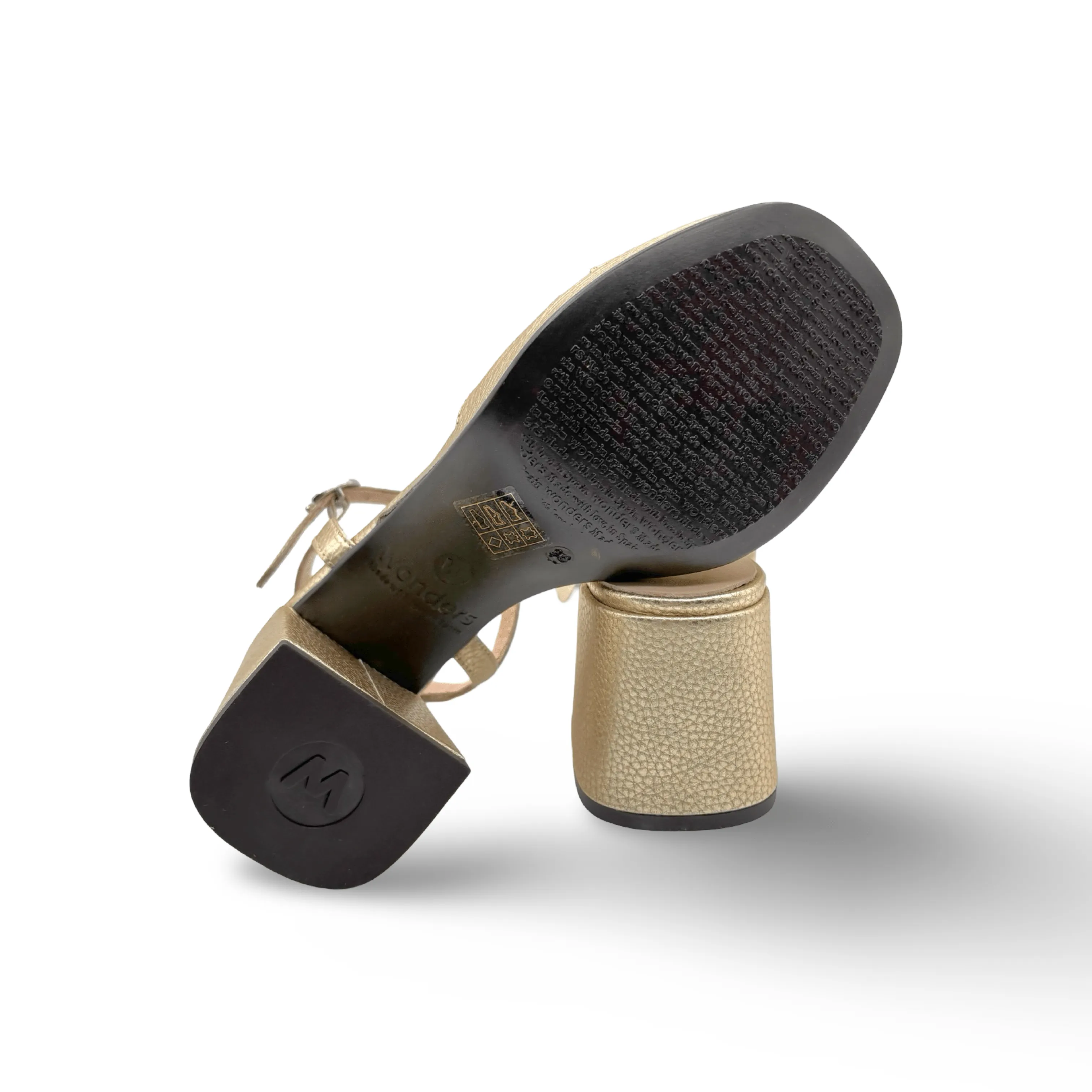 G6803 Gold Platform Sandal