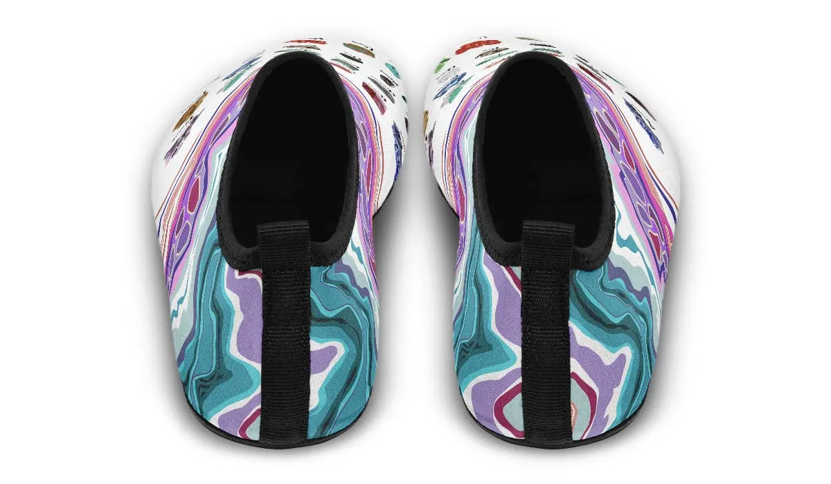 Geology Alphabet Aqua Barefoot Shoes