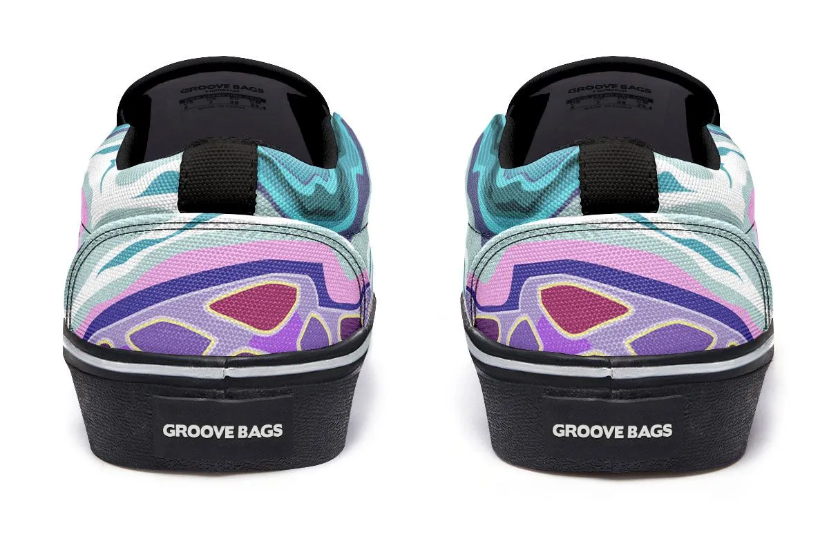 Geology Alphabet Slip-On Shoes