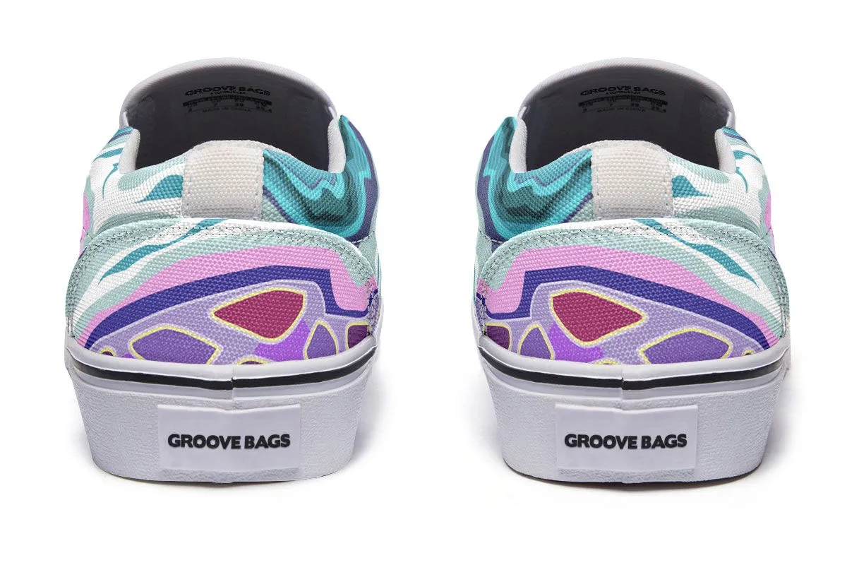 Geology Alphabet Slip-On Shoes