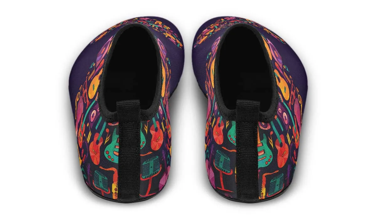 Geometric Music Aqua Barefoot Shoes