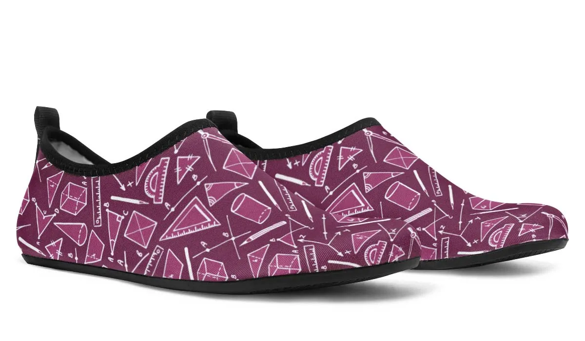 Geometry Pattern Aqua Barefoot Shoes