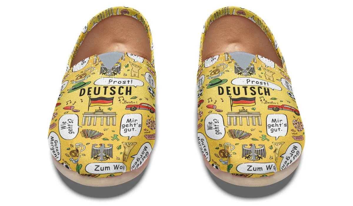German Phrases Casual Shoes