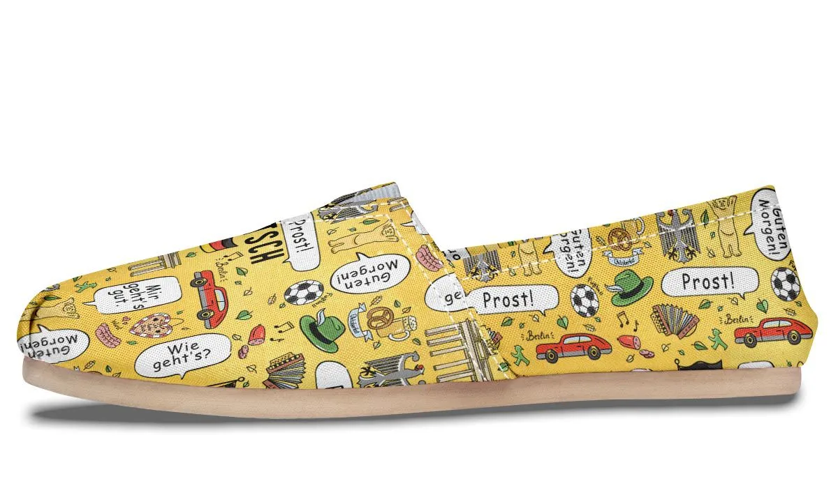 German Phrases Casual Shoes