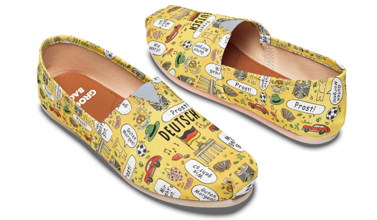 German Phrases Casual Shoes