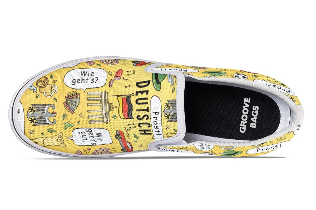 German Phrases Slip-On Shoes