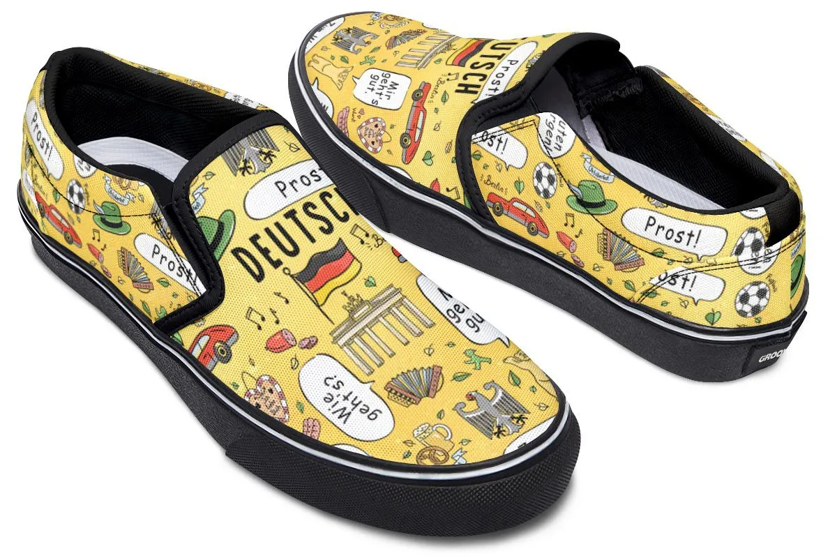 German Phrases Slip-On Shoes