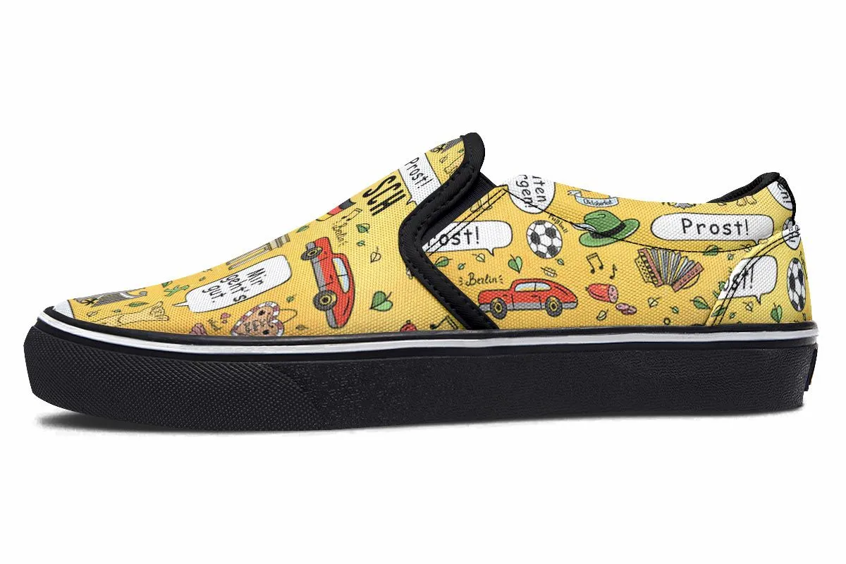 German Phrases Slip-On Shoes