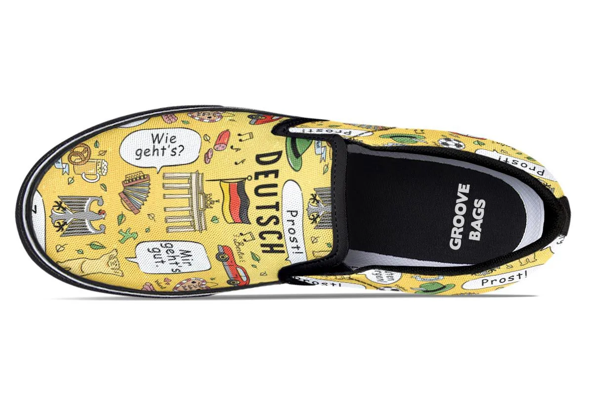 German Phrases Slip-On Shoes