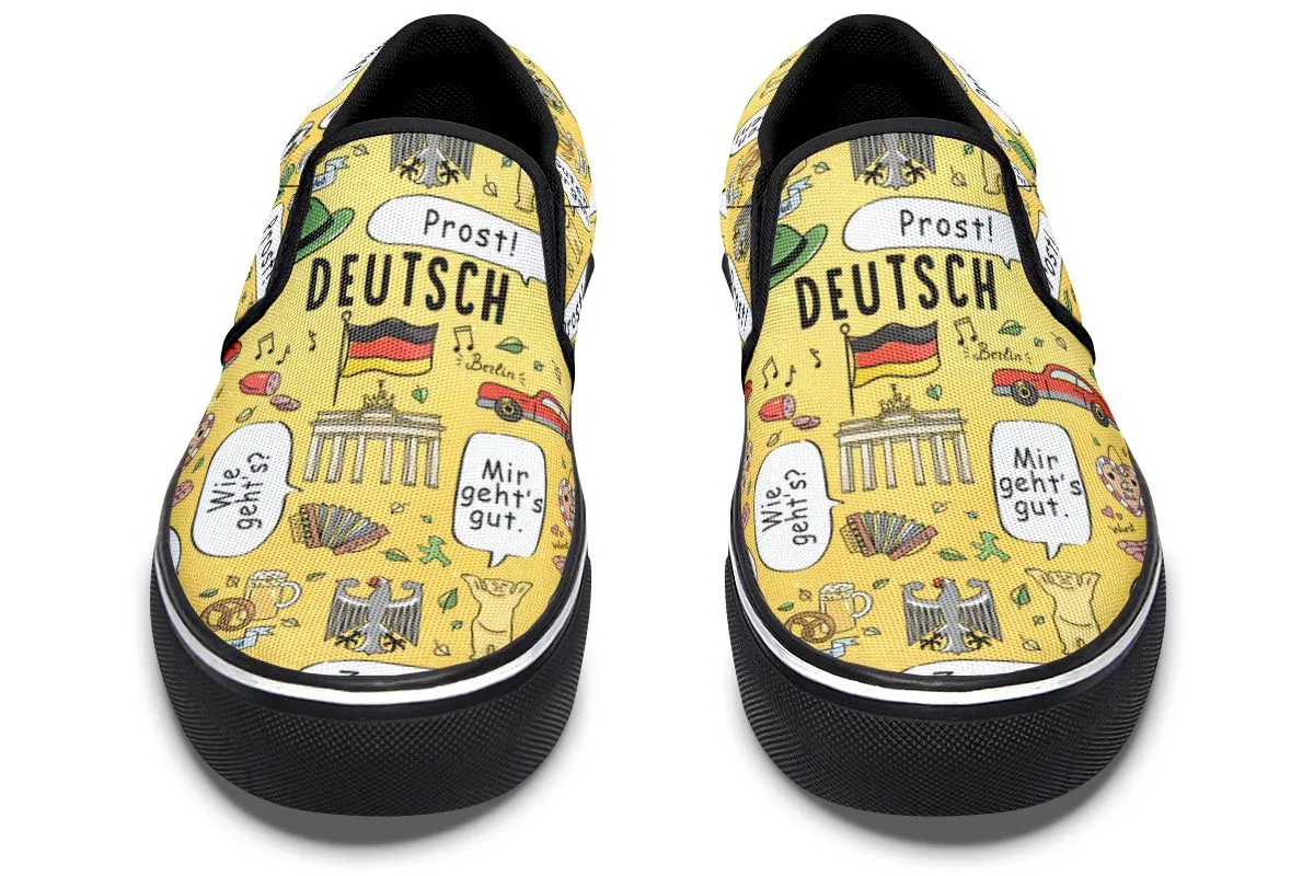 German Phrases Slip-On Shoes