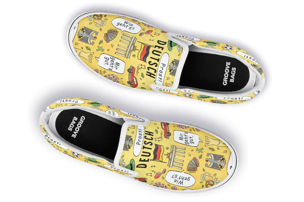 German Phrases Slip-On Shoes