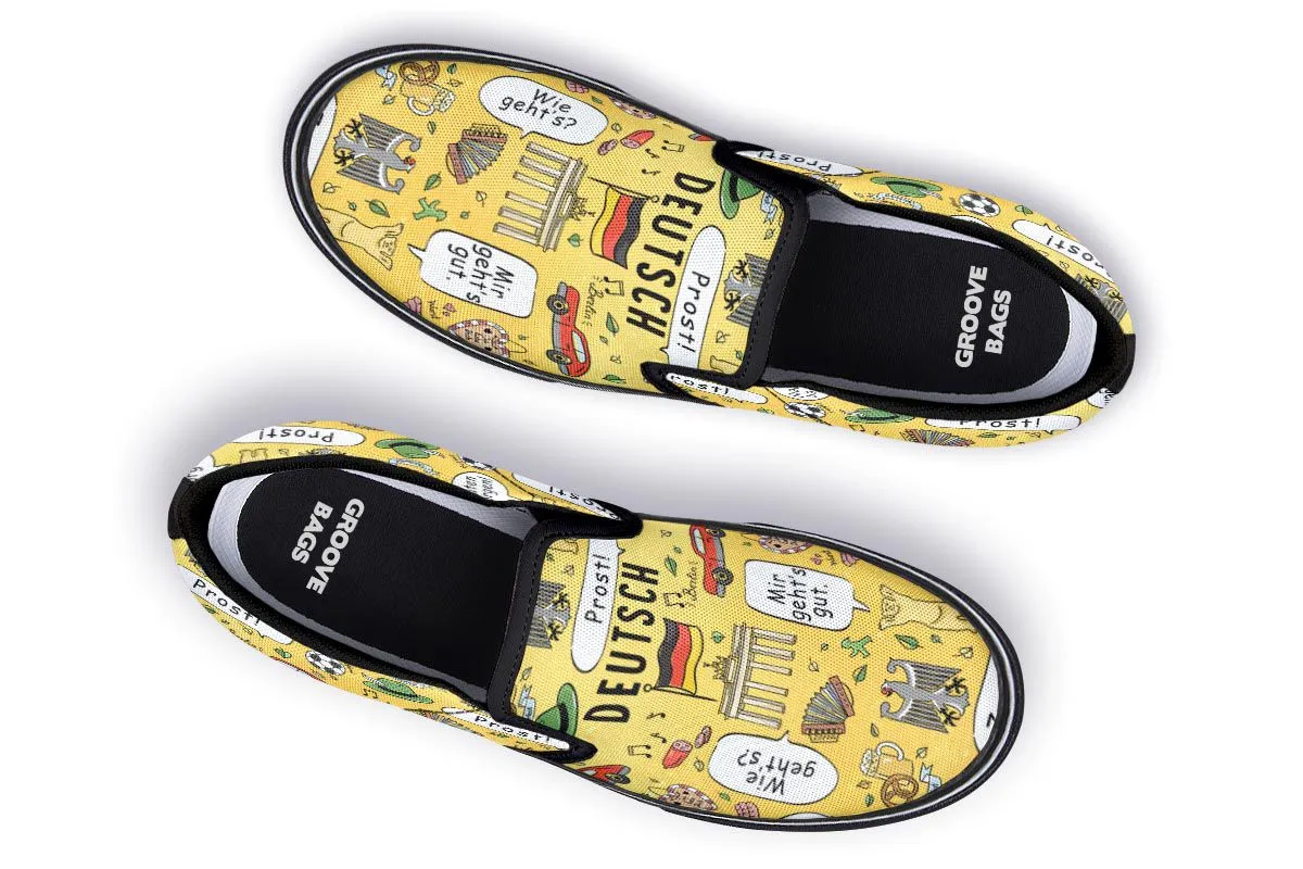 German Phrases Slip-On Shoes