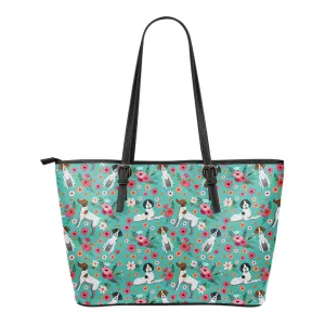 German Shorthaired Pointer Flower Tote Bag