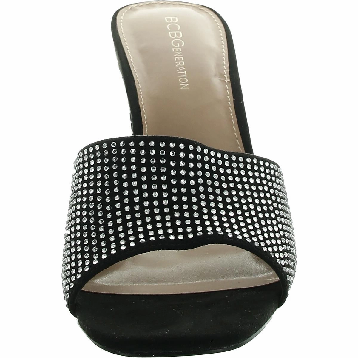 GIANI-2 Womens Rhinestone Man Made Wedge Sandals