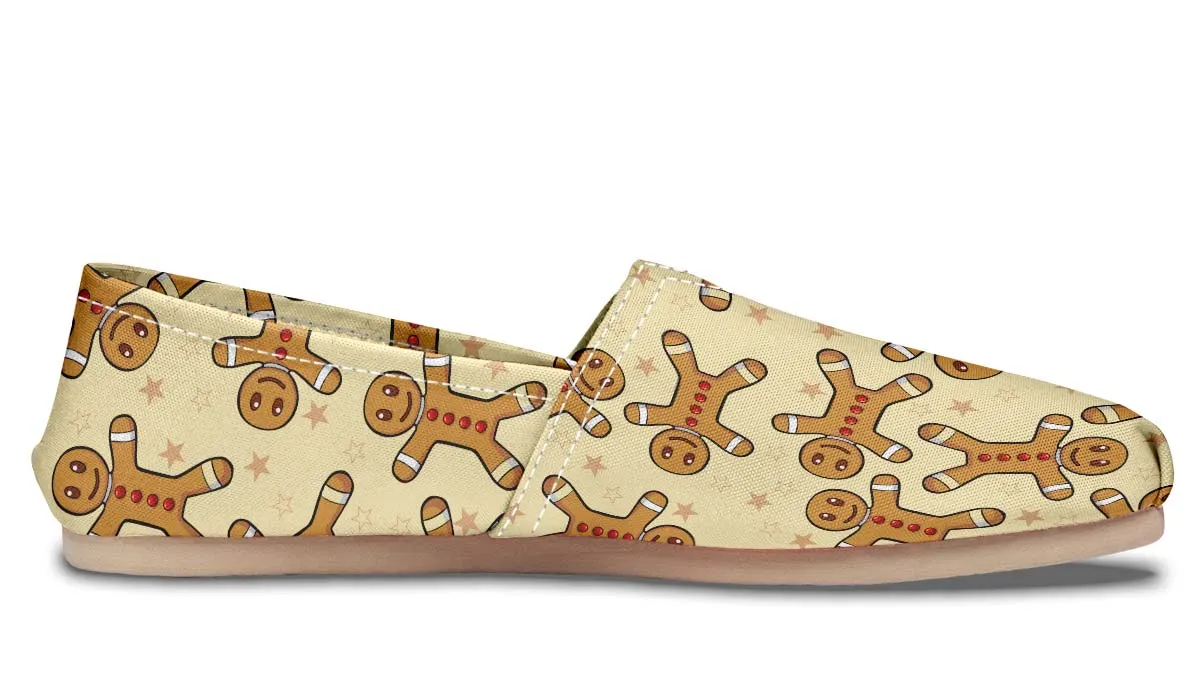 Gingerbread Pattern Casual Shoes