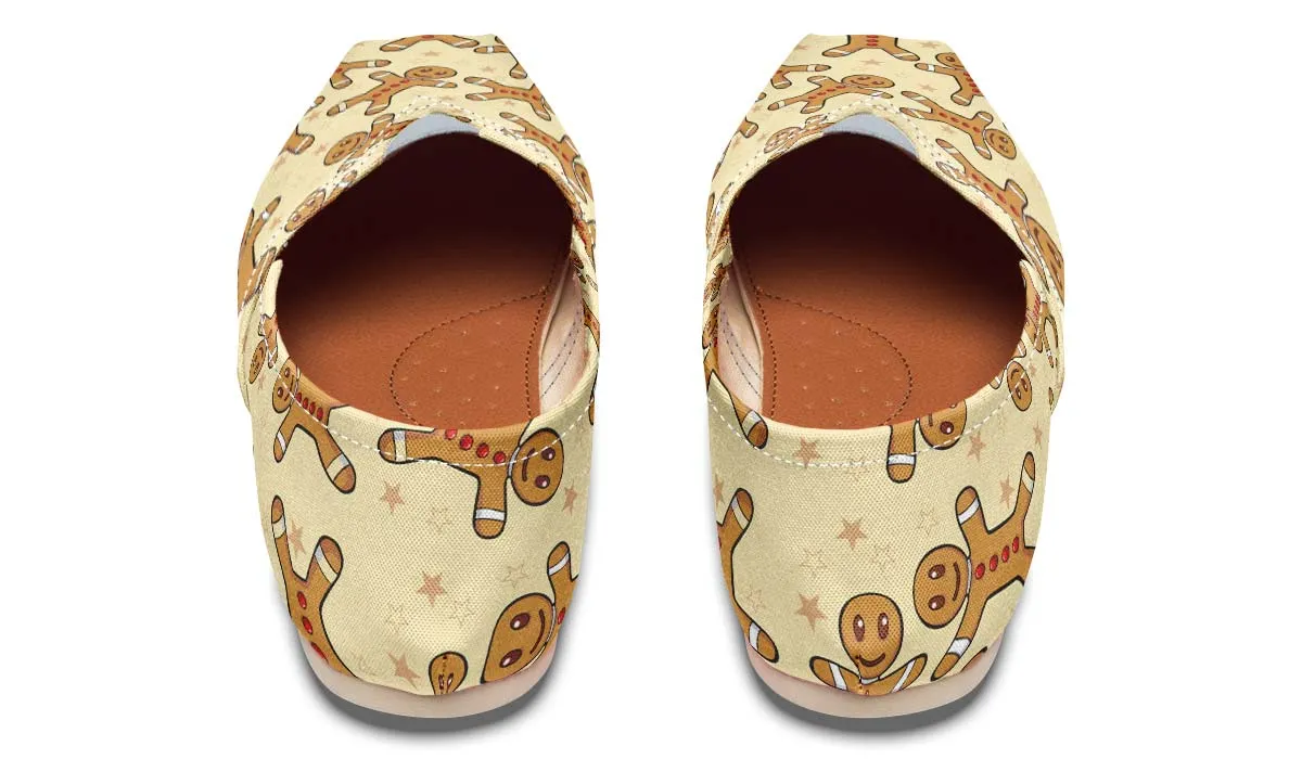 Gingerbread Pattern Casual Shoes
