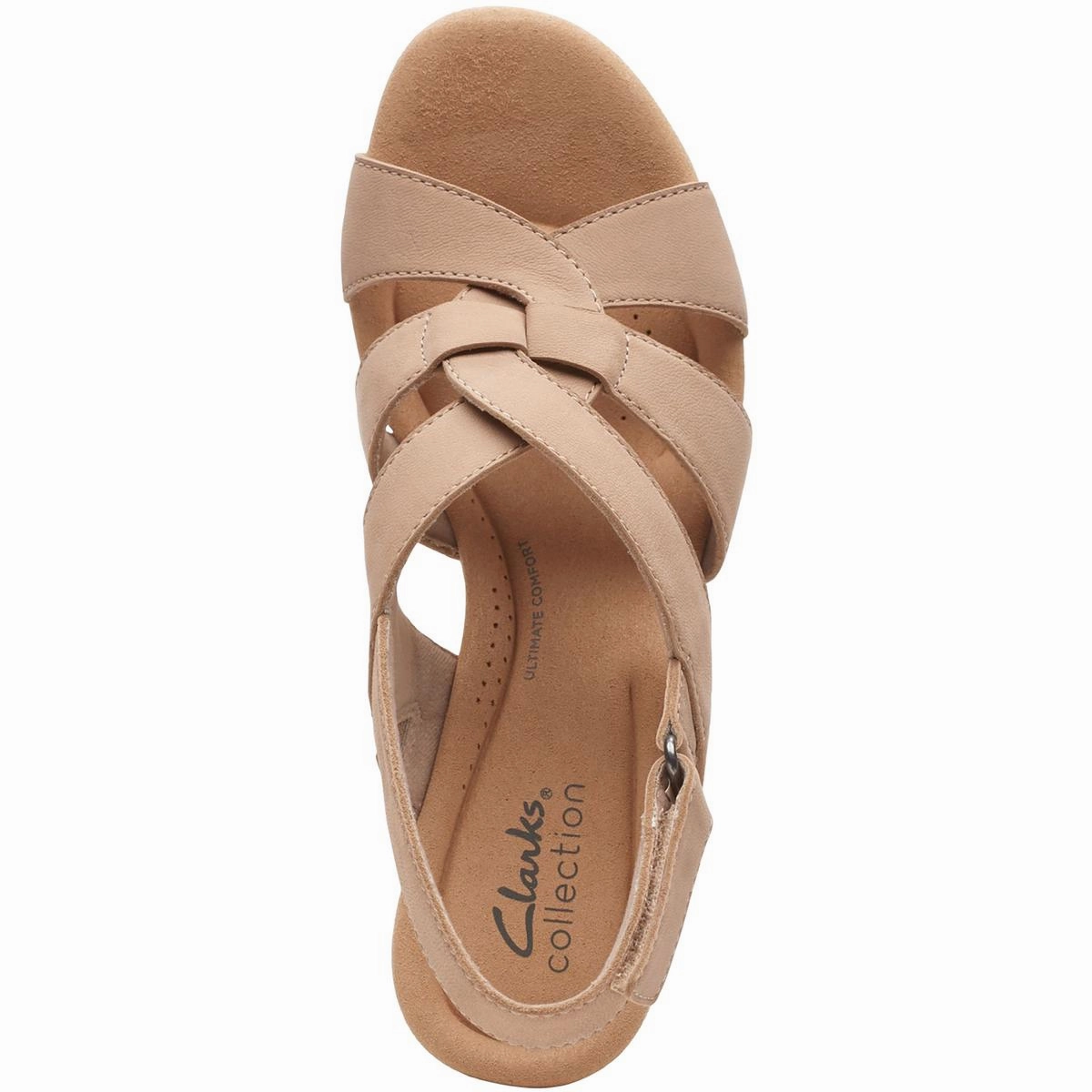 Giselle Beach Womens Cork Slingback Sandals