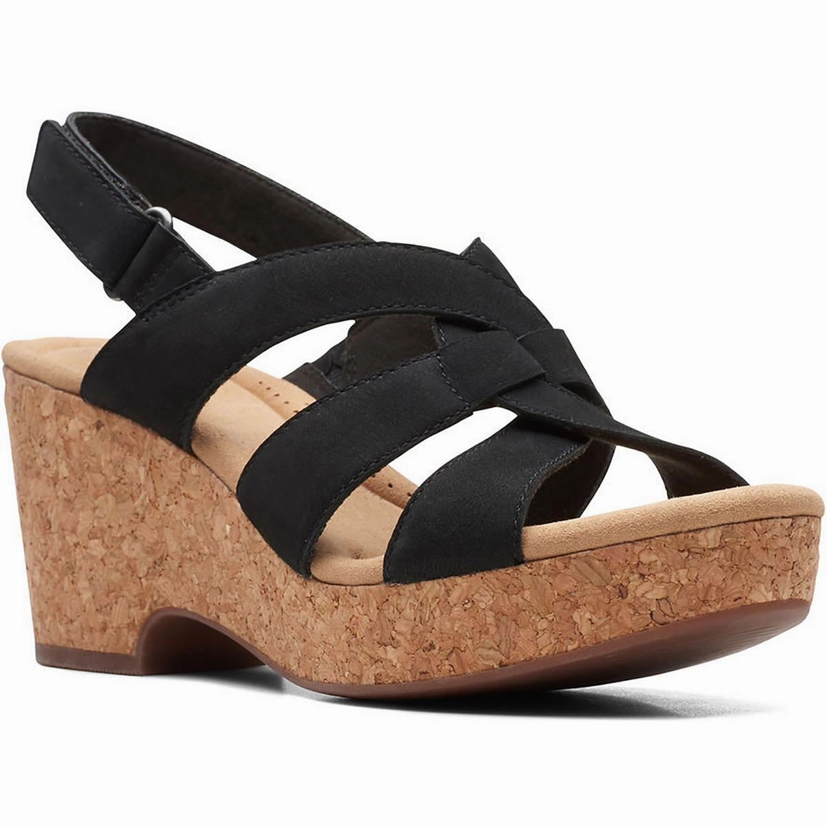 Giselle Beach Womens Cork Slingback Sandals