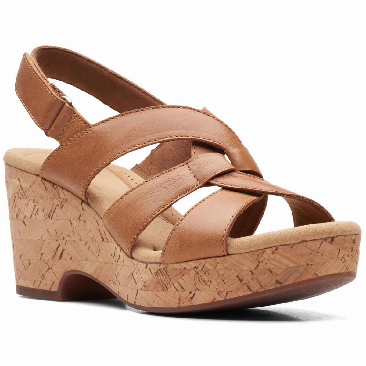 Giselle Beach Womens Cork Slingback Sandals