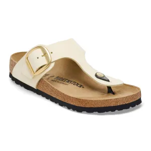 Gizeh Big Buckle - Ecru Nubuck||Gizeh grosses boucles - Nubuck cru
