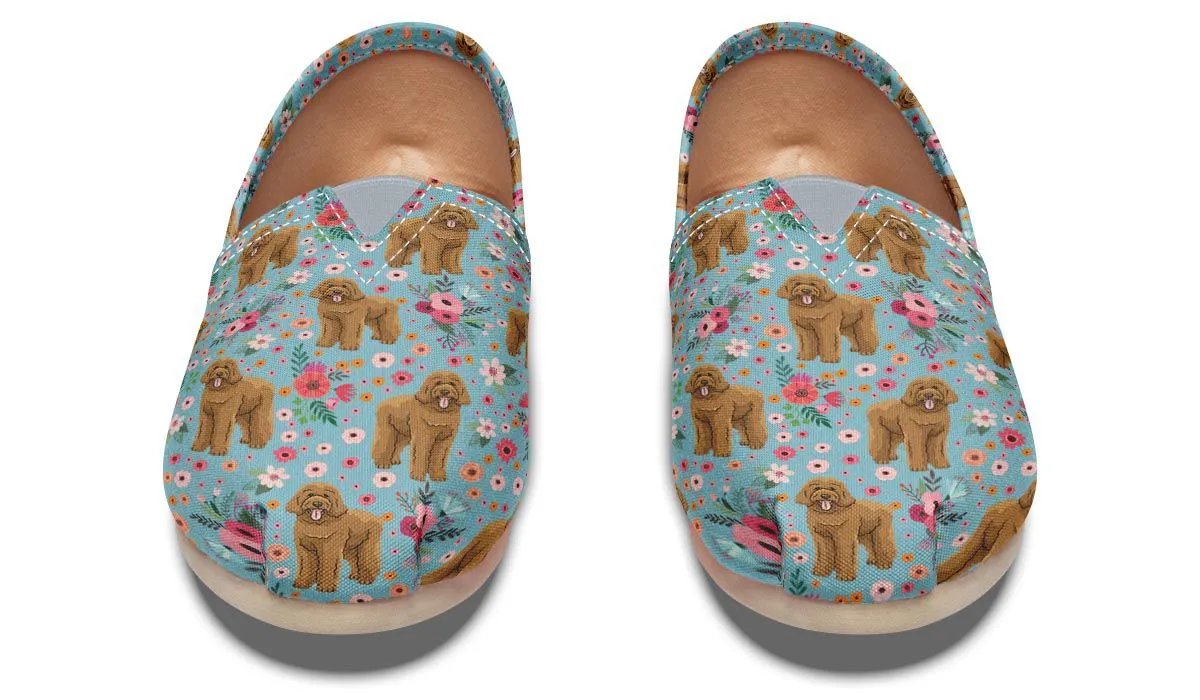 Goldendoodle Flower Casual Shoes