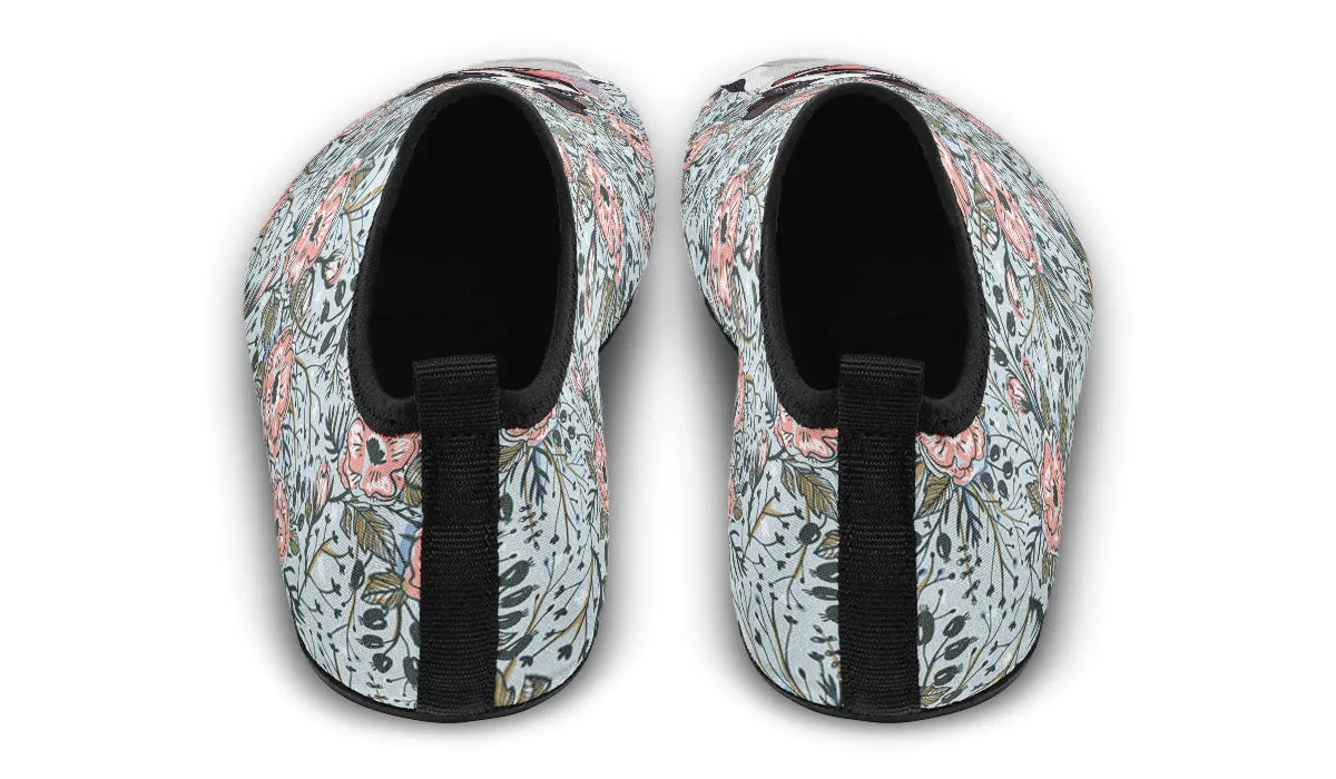 Goofy Boston Terrier Aqua Barefoot Shoes