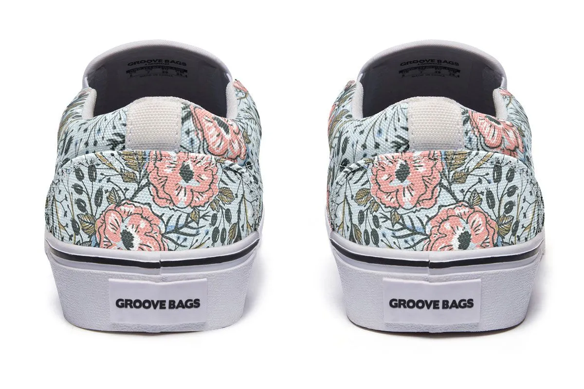 Goofy Boston Terrier Slip-On Shoes