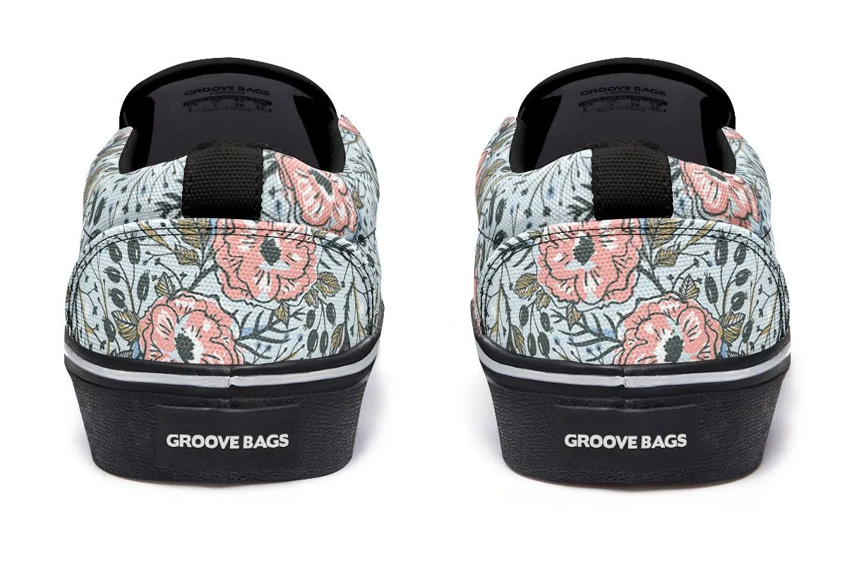 Goofy Boston Terrier Slip-On Shoes