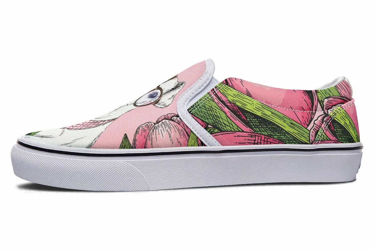 Goofy Jack Russell Terrier Slip-On Shoes