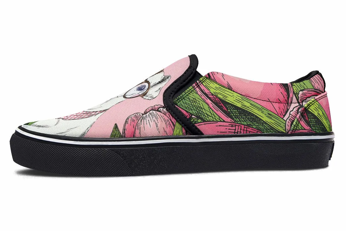 Goofy Jack Russell Terrier Slip-On Shoes