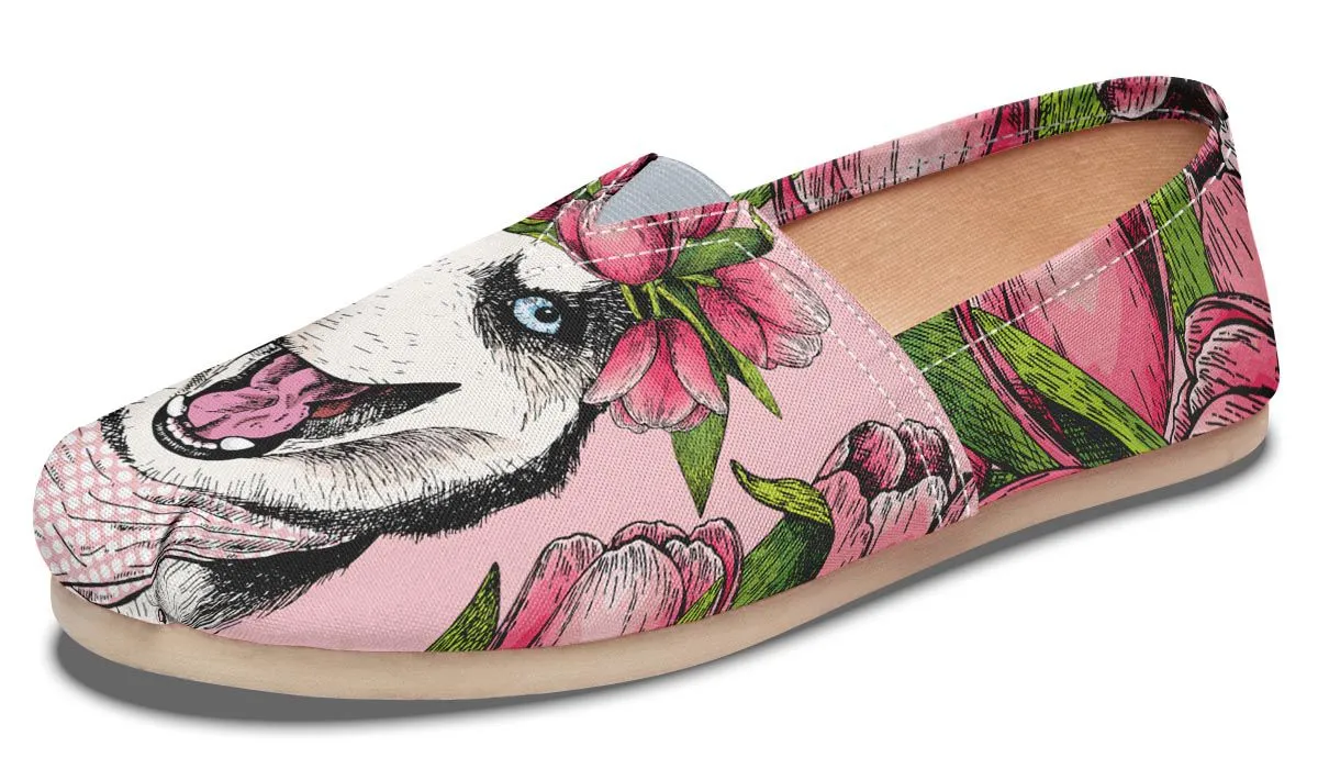 Goofy Siberian Husky Casual Shoes
