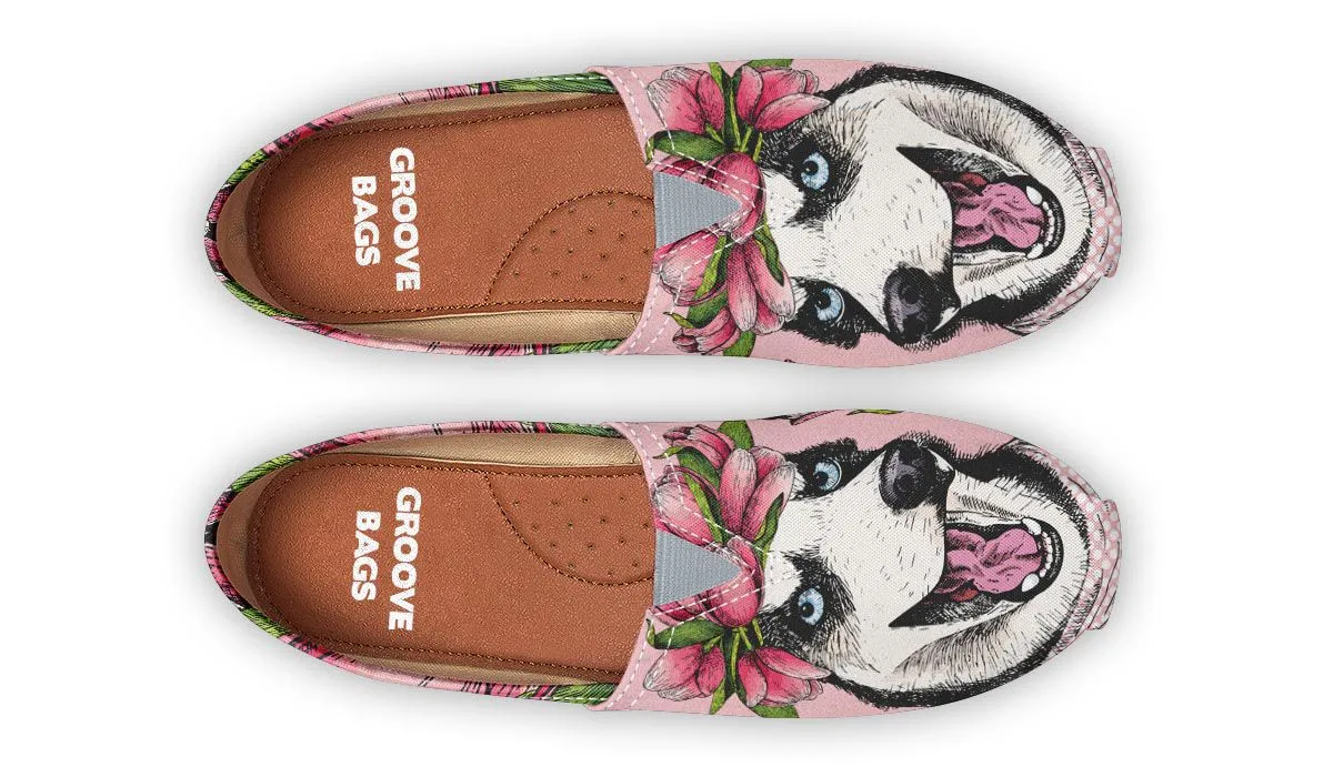 Goofy Siberian Husky Casual Shoes