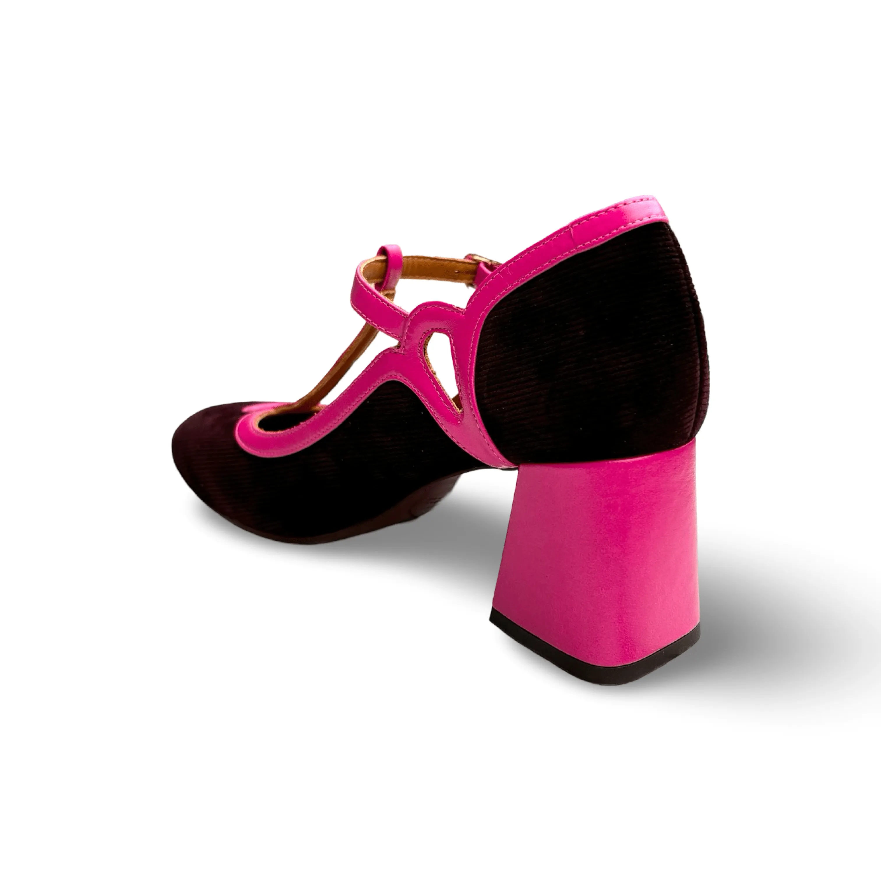 GRADY Grape T-Strap Heel