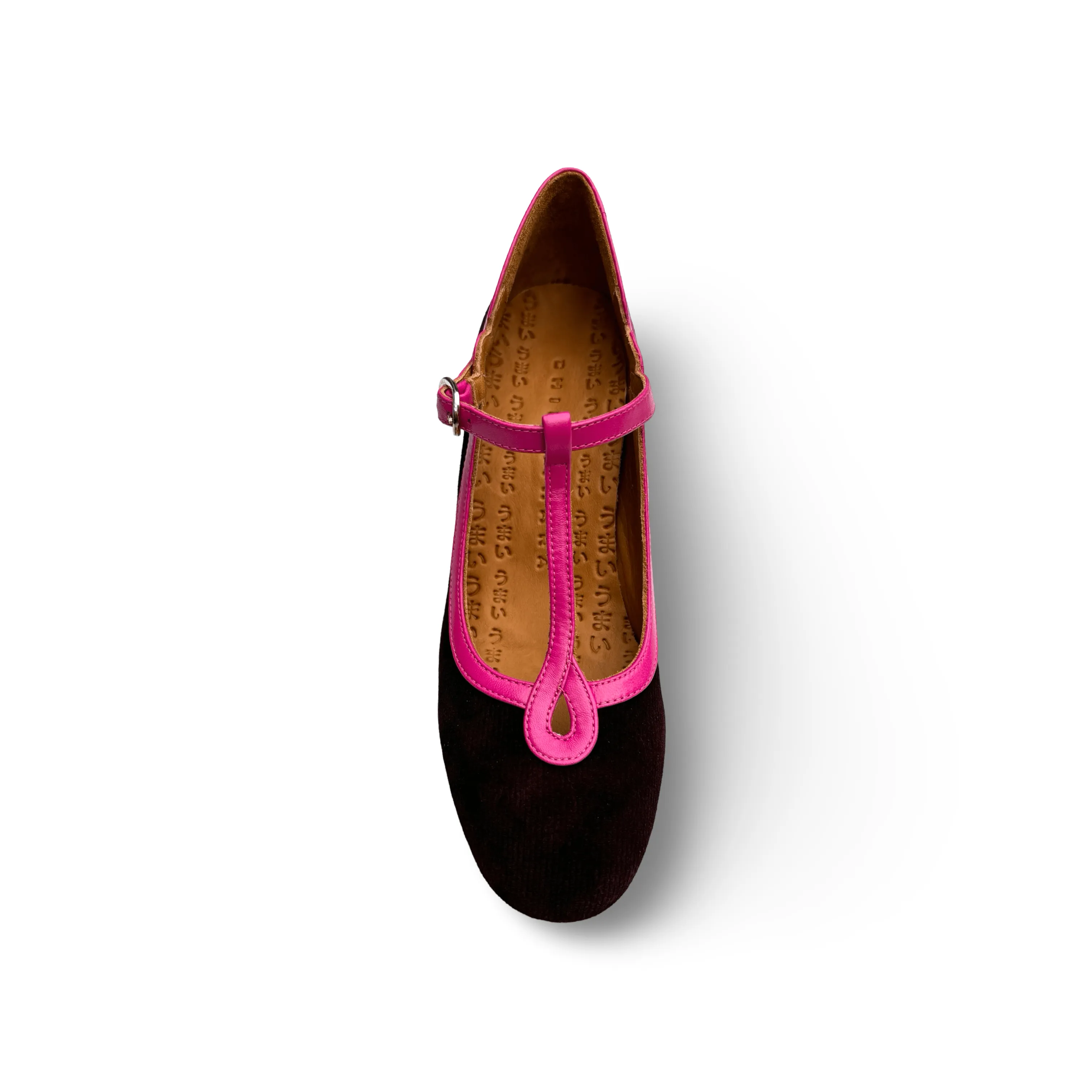 GRADY Grape T-Strap Heel