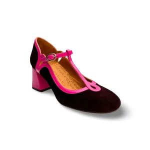 GRADY Grape T-Strap Heel