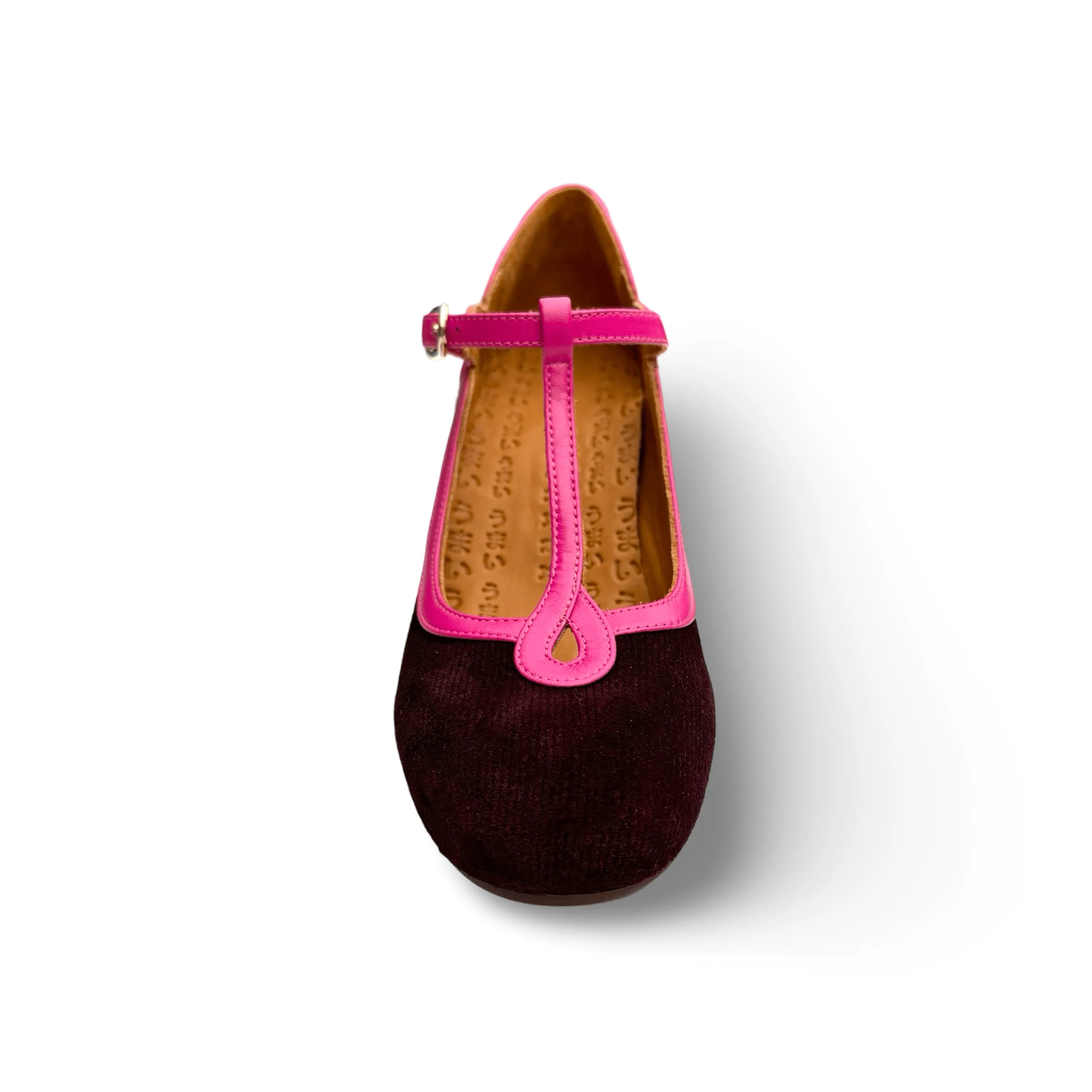 GRADY Grape T-Strap Heel