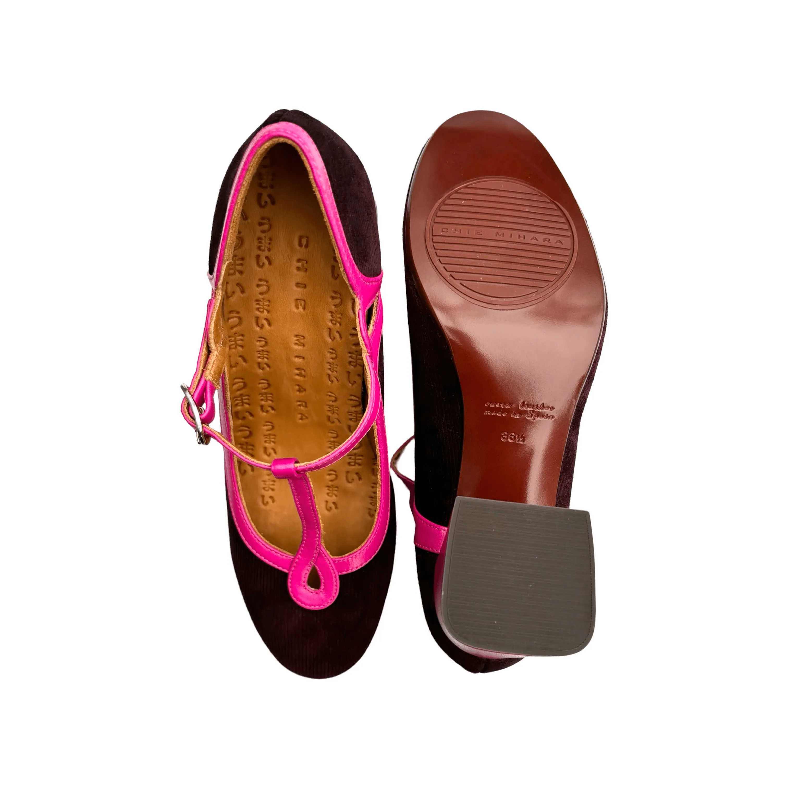 GRADY Grape T-Strap Heel