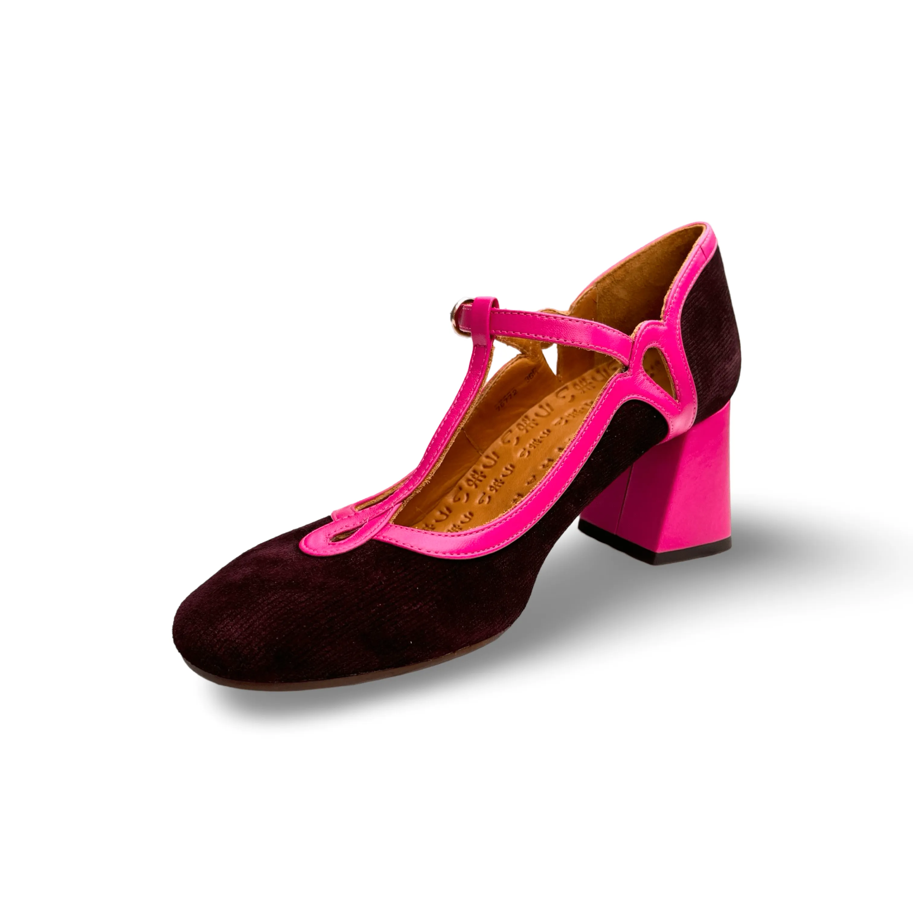 GRADY Grape T-Strap Heel