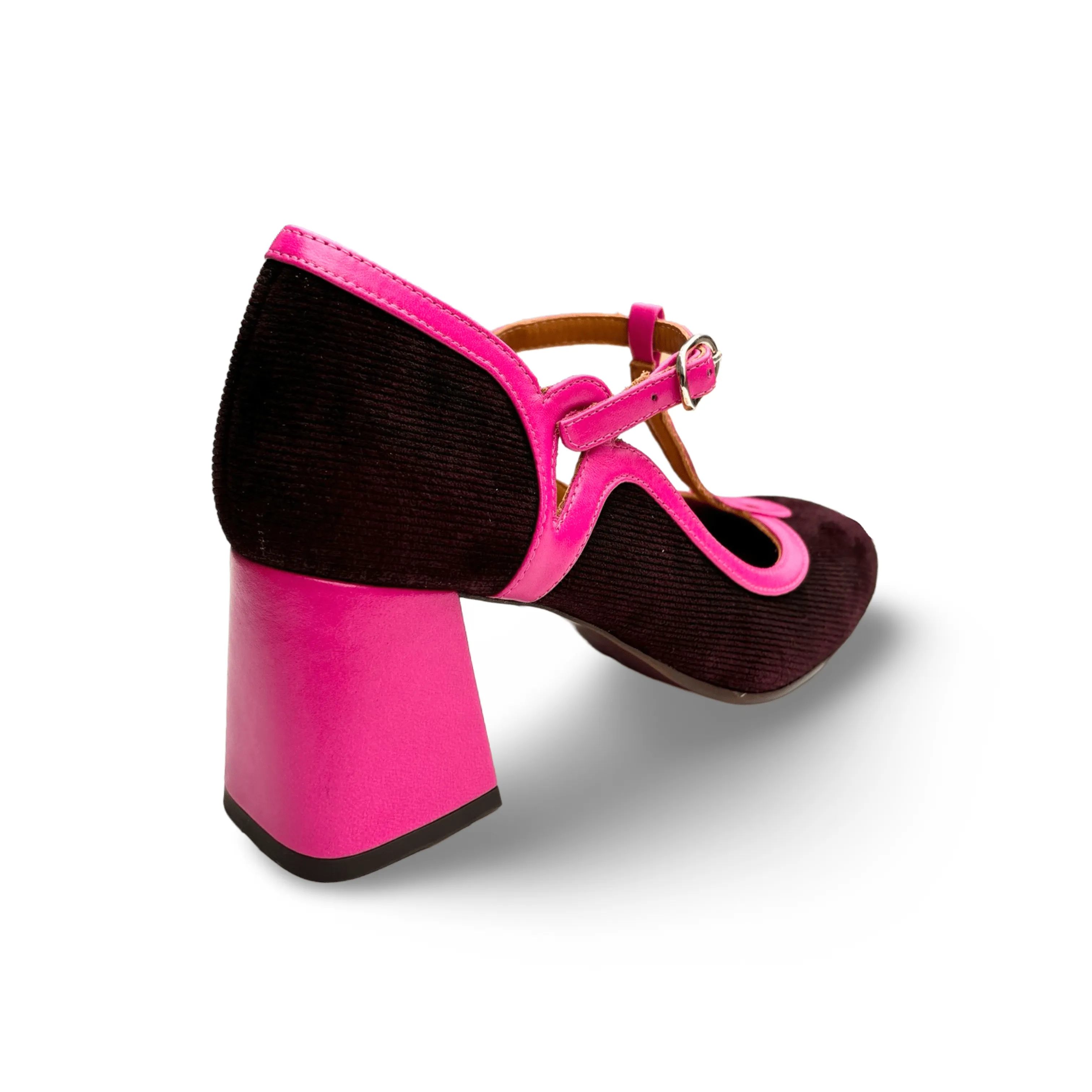 GRADY Grape T-Strap Heel
