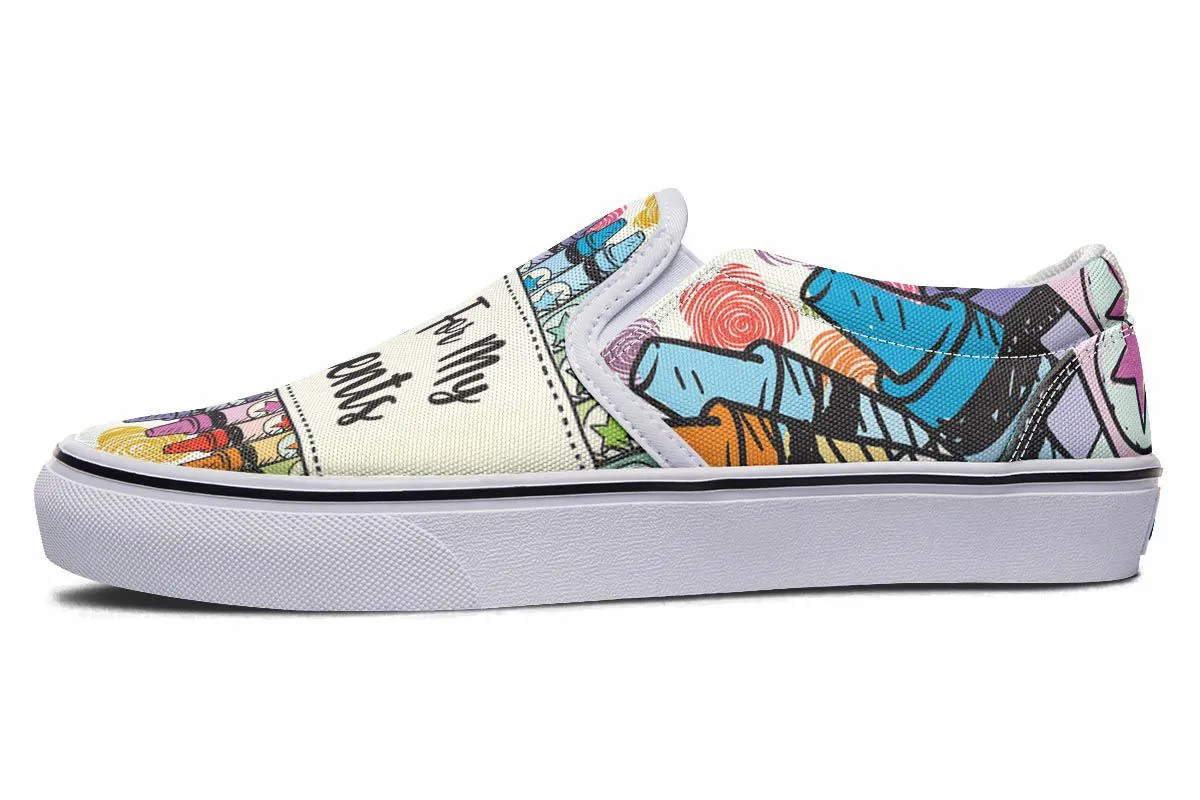 Grateful Teacher Slip-On Shoes