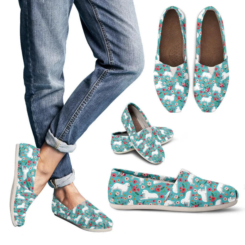 Great Pyrenees Flower Casual Shoes