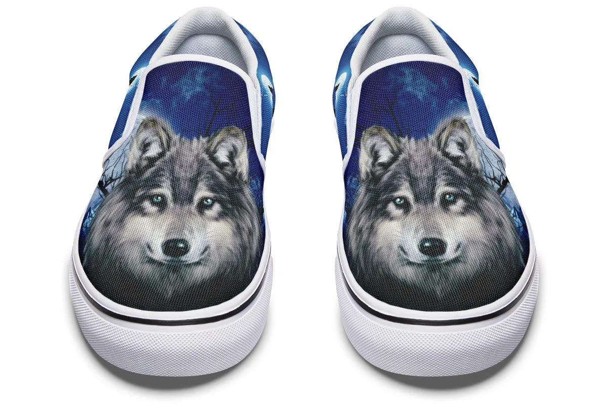 Grey Wolf Slip-On Shoes