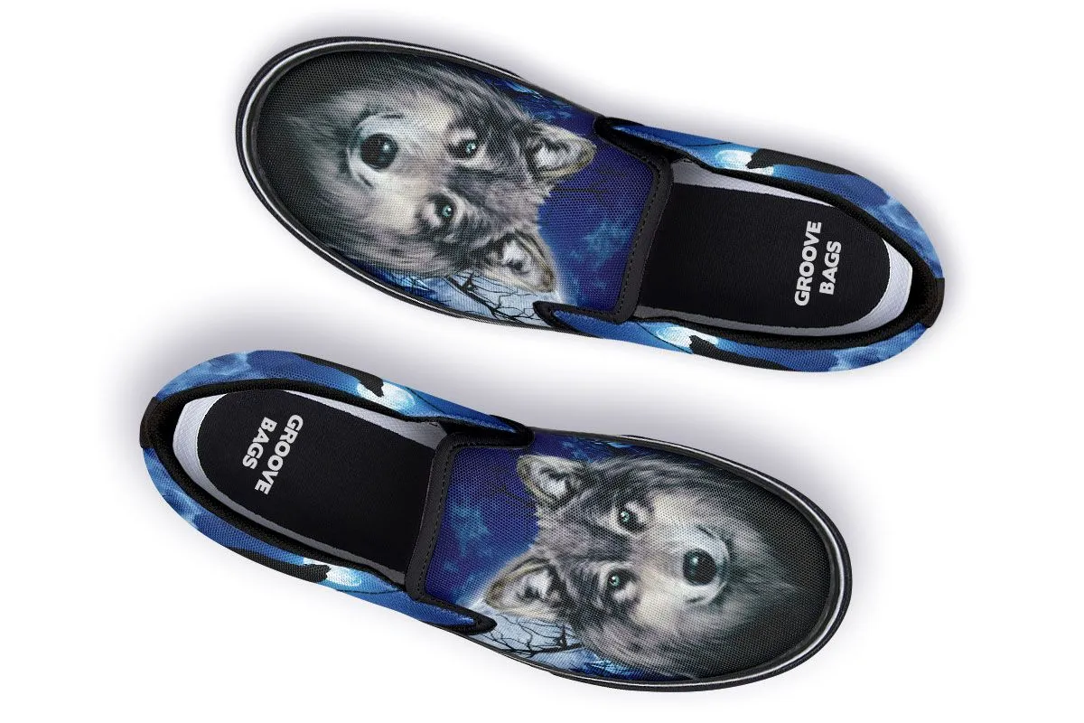 Grey Wolf Slip-On Shoes