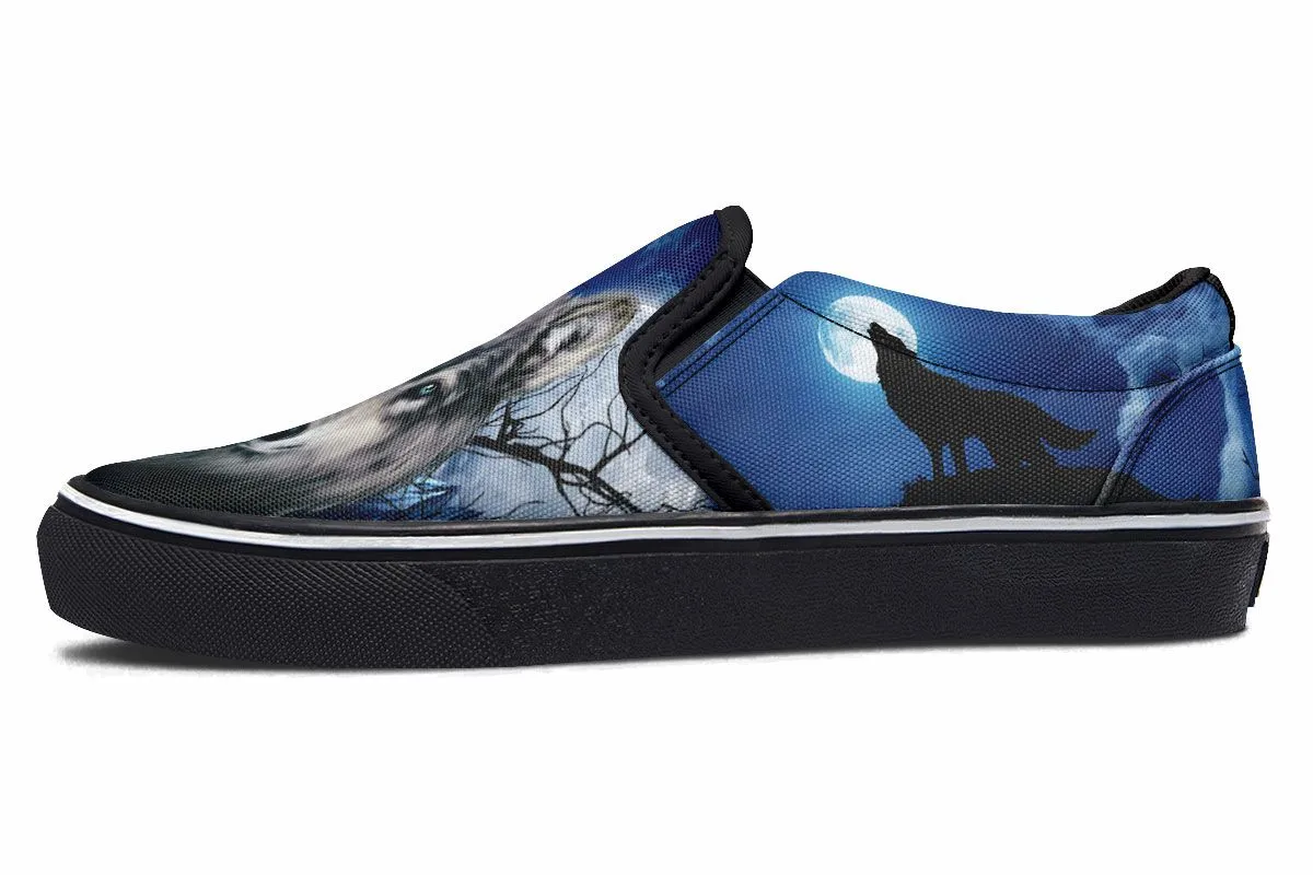Grey Wolf Slip-On Shoes