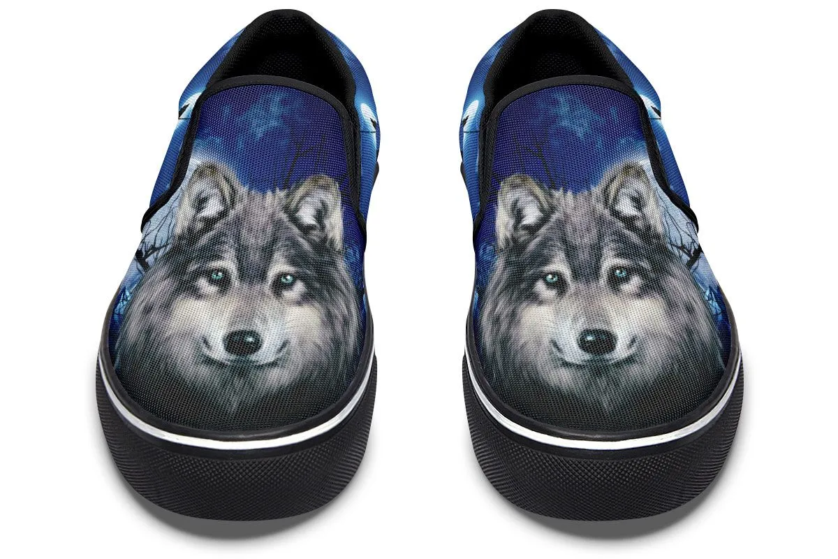 Grey Wolf Slip-On Shoes
