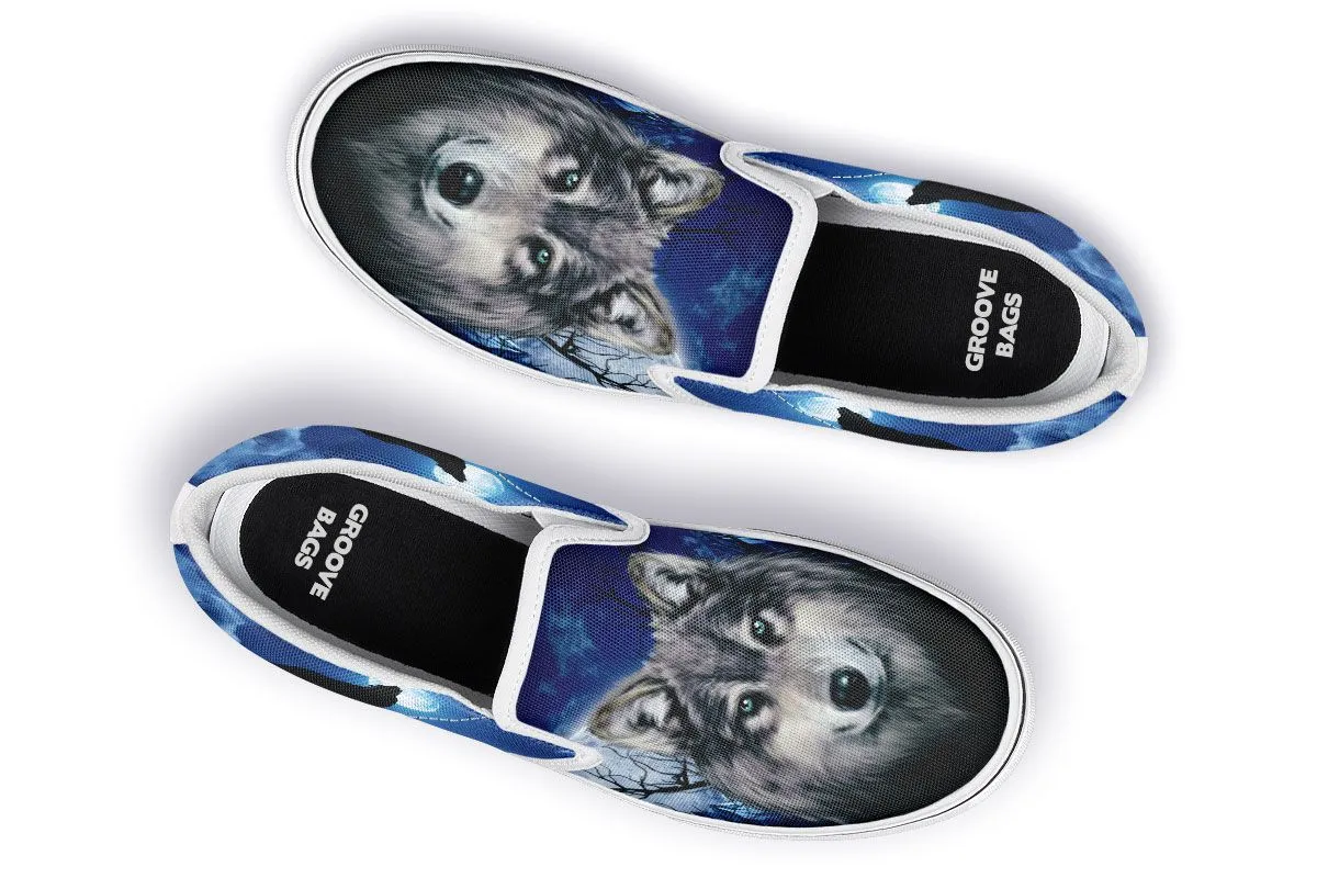 Grey Wolf Slip-On Shoes