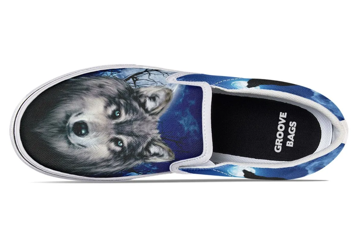 Grey Wolf Slip-On Shoes