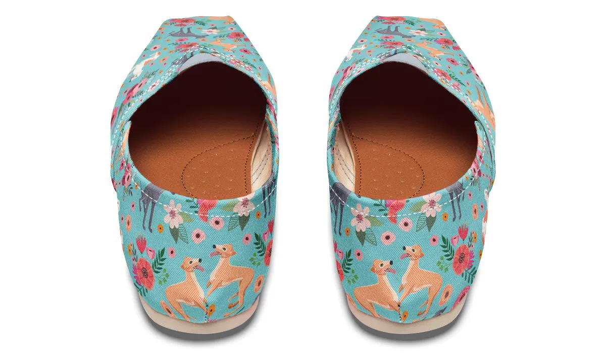 Greyhound Flower Casual Shoes