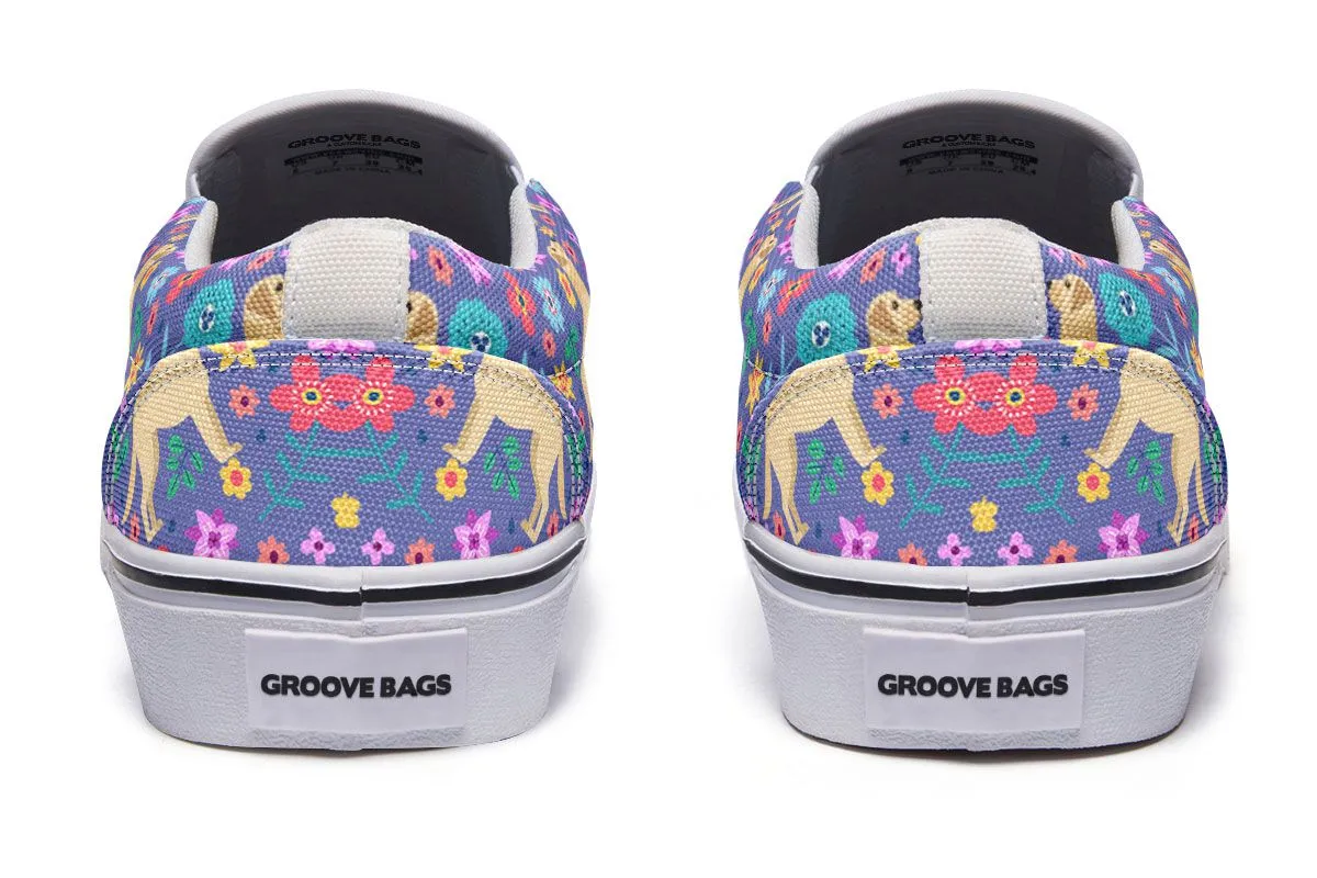Groovy Labrador Slip-On Shoes