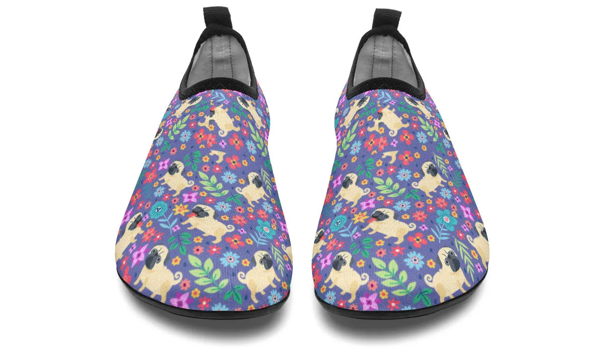 Groovy Pug Aqua Barefoot Shoes